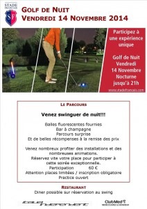 golf de nuit  flyer